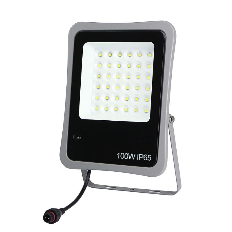 3000K 170lm/W Solar Panel Flood Lights High Lumen LED 30W